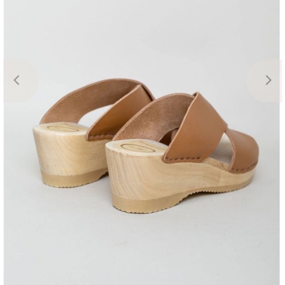 No. 6 frida Clog in palomino 37-7 $290 - Picture 5 of 15